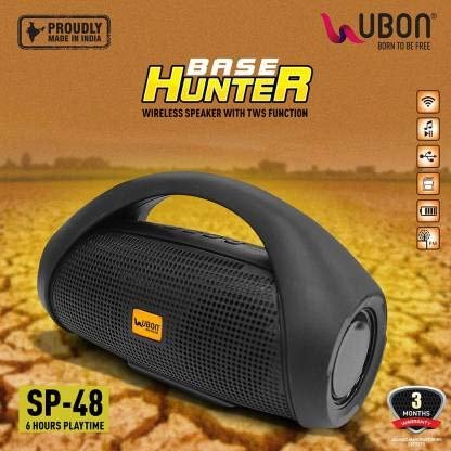 UBON SP-48 Base Hunter Wireless Bluetooth Speaker 5.0