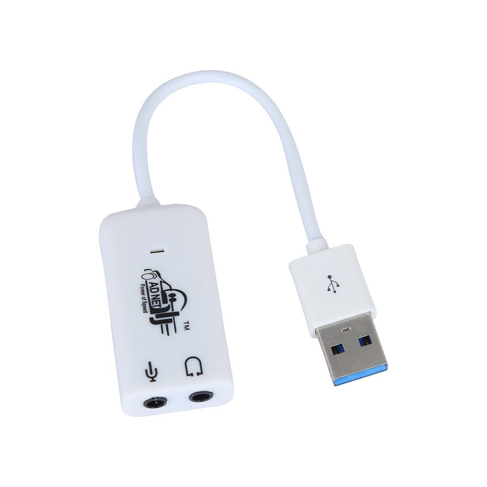 ADNET USB Sound Adapter AD-815 (White)