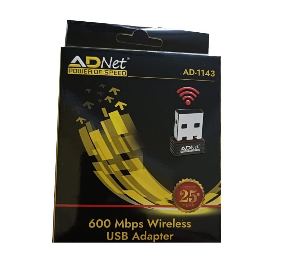 ADNET Wireless Adapter 600 Mbps USB Wifi Adapter
